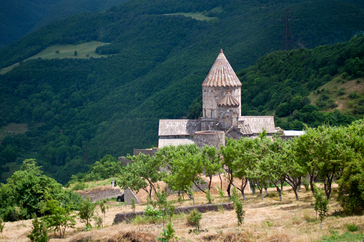 Tatev monastery, one of the largest monasteries of Armenia.
