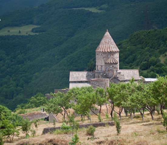 Tatev monastery, one of the largest monasteries of Armenia.