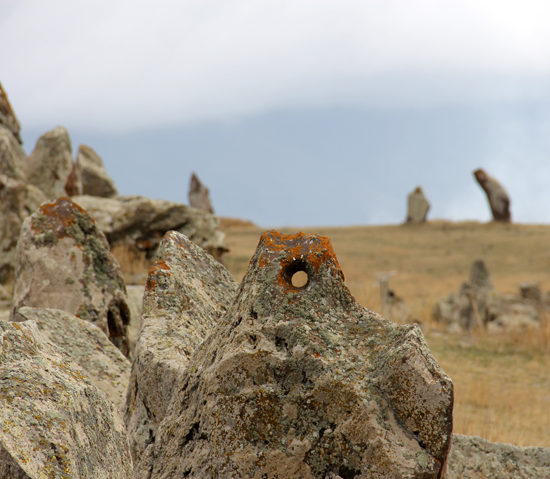 Zorats Karer, ancient megalithic archaeological site in Armenia.